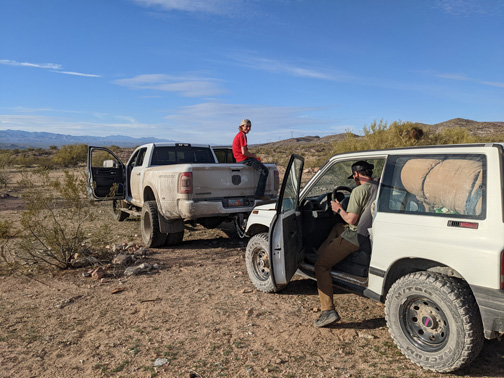 camping Arizona desert javelina hunt