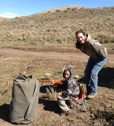 sage grouse hunting, shooting rifles