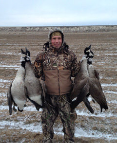 Wyoming goose hunt, limit of Canada geese