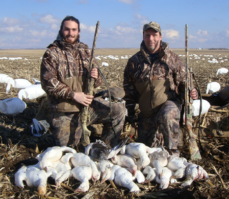 i went hunting snow geese, South Dakota snow goose hunt