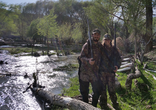 spring turkey hunt, creek