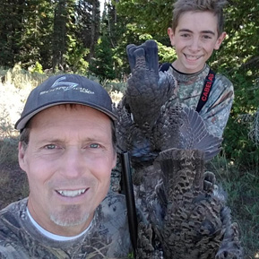 Elk hunt and grouse hunting