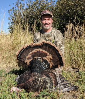 Idaho fall turkey hunt gobbler