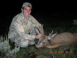 mule deer buck velvet archery hunt, bo and arrow broadhead