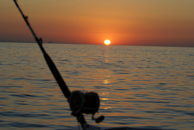 Early morning sunrise in Acapulco! Fishing for Marlin and Sailfish