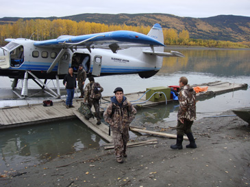 Loading up the Otter on Stewart River