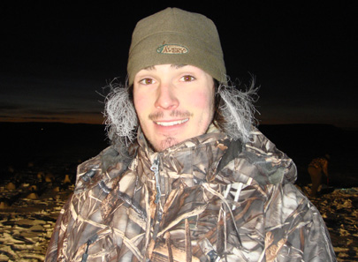 negative two degrees, minus two degrees, two degrees below zero, goose hunting