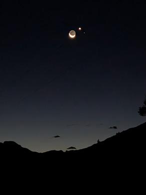 moon and stars