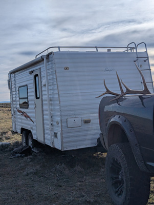 Loaded and headed home in less than a day Wyoming bull elk hunt