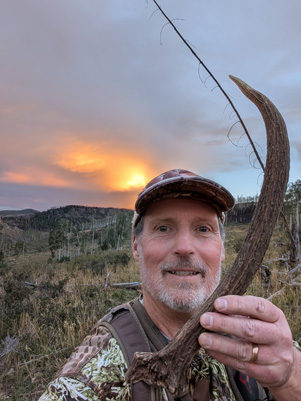 spike elk antler shed