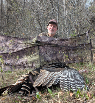 i went hunting turkey blind